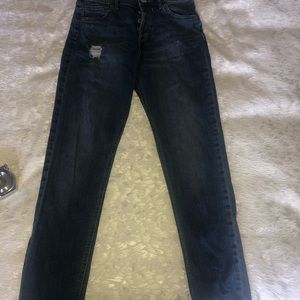 Express high waisted jeans size 0
